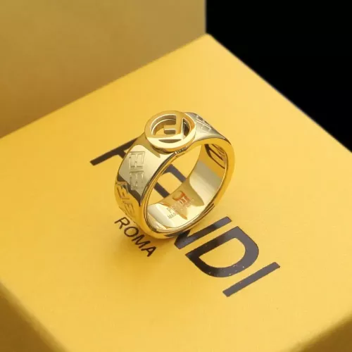 Fendi Rings In Gold #1326124 $25.00 USD, Wholesale Replica Fendi Rings