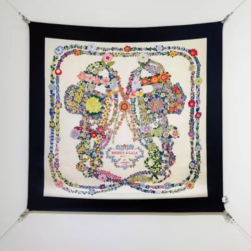 Hermes Silk Squares #1326172 $64.00 USD, Wholesale Replica Hermes Scarf