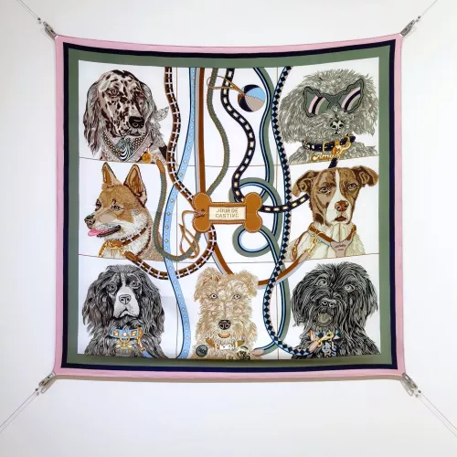 Hermes Silk Squares #1326202 $64.00 USD, Wholesale Replica Hermes Scarf