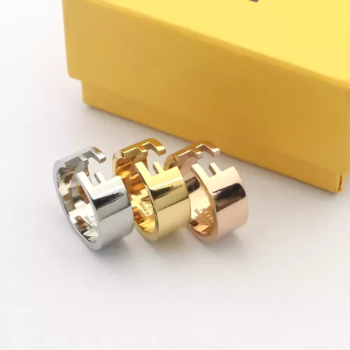 Replica Fendi Rings In Gold #1326228 $23.00 USD for Wholesale