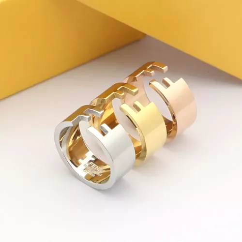 Replica Fendi Rings In Gold #1326228 $23.00 USD for Wholesale