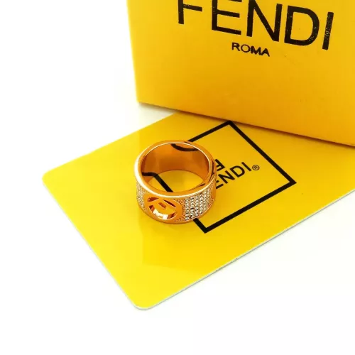 Replica Fendi Rings In Rose Gold #1326230 $25.00 USD for Wholesale