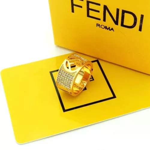 Fendi Rings In Gold #1326233 $25.00 USD, Wholesale Replica Fendi Rings