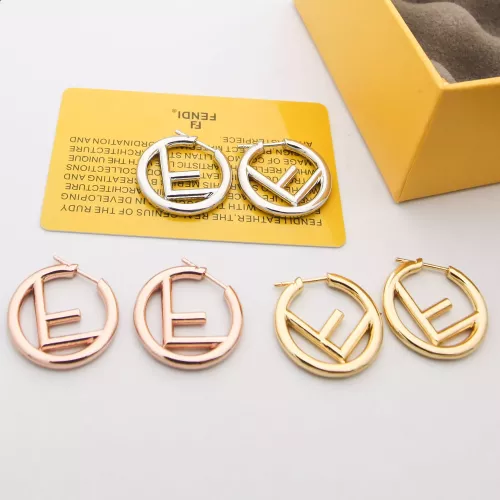Replica Fendi Earrings For Women #1326263 $29.00 USD for Wholesale