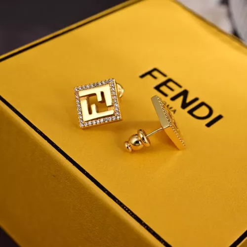Replica Fendi Earrings For Women #1326344 $27.00 USD for Wholesale