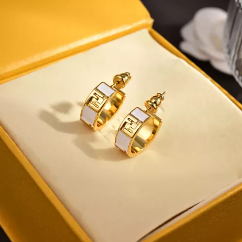 Fendi Earrings For Women #1326345 $27.00 USD, Wholesale Replica Fendi Earrings