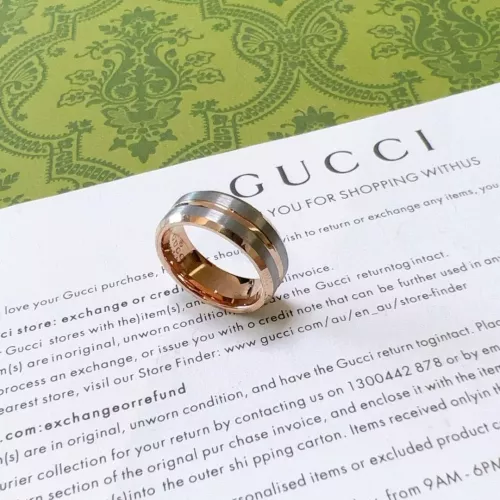 Replica Gucci Rings In Rose Gold #1326353 $42.00 USD for Wholesale