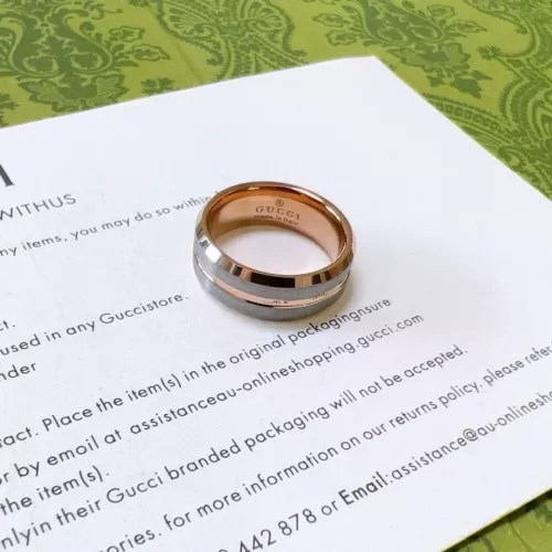 Replica Gucci Rings In Rose Gold #1326353 $42.00 USD for Wholesale