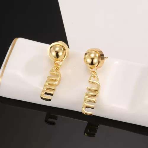 MIU MIU Earrings For Women #1326380 $25.00 USD, Wholesale Replica MIU MIU Earrings