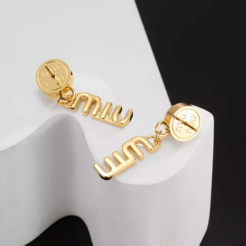 Replica MIU MIU Earrings For Women #1326380 $25.00 USD for Wholesale