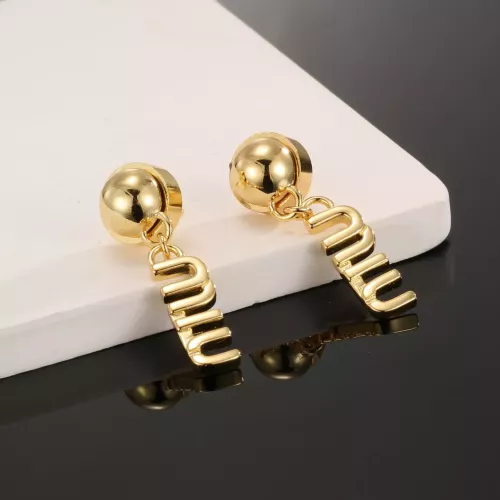 Replica MIU MIU Earrings For Women #1326380 $25.00 USD for Wholesale