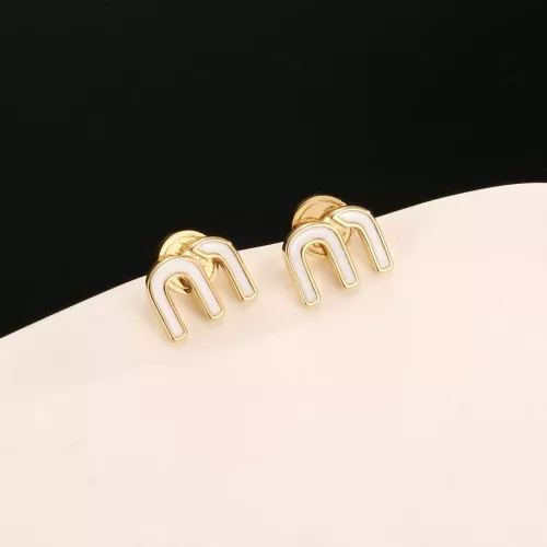 MIU MIU Earrings For Women #1326389 $25.00 USD, Wholesale Replica MIU MIU Earrings