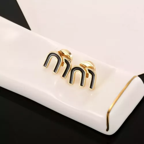 Replica MIU MIU Earrings For Women #1326390 $25.00 USD for Wholesale