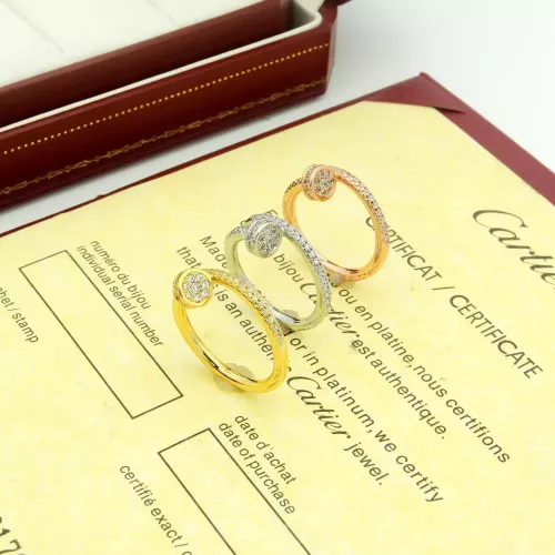 Replica Cartier Rings In Rose Gold #1326519 $25.00 USD for Wholesale