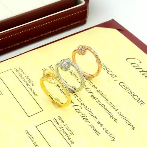 Replica Cartier Rings In Rose Gold #1326519 $25.00 USD for Wholesale