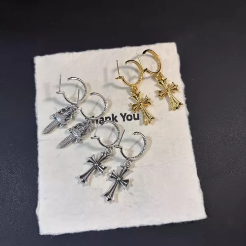 Replica Chrome Hearts Earrings #1326814 $32.00 USD for Wholesale
