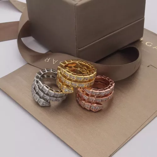 Replica Bvlgari Rings In Rose Gold For Women #1326952 $32.00 USD for Wholesale