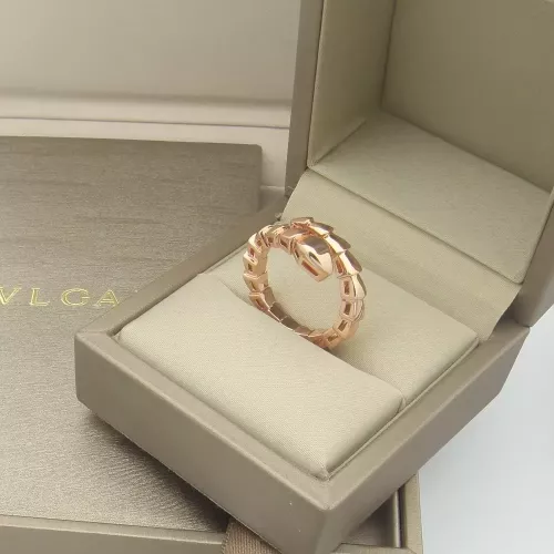 Replica Bvlgari Rings In Rose Gold #1326961 $25.00 USD for Wholesale