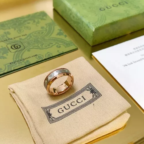 Replica Gucci Rings In Rose Gold #1327157 $42.00 USD for Wholesale