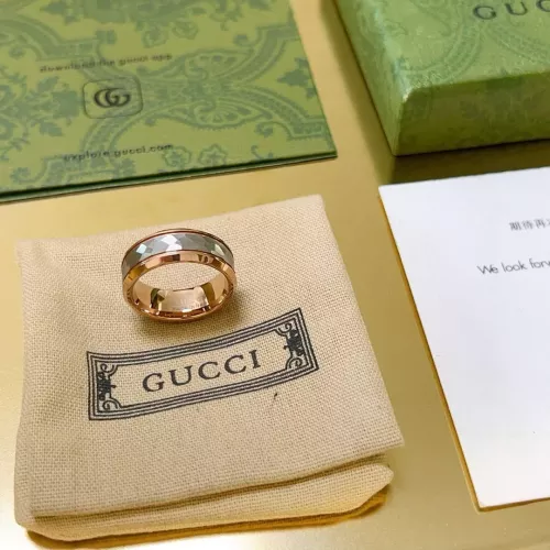 Replica Gucci Rings In Rose Gold #1327157 $42.00 USD for Wholesale