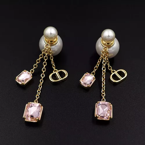 Replica Christian Dior Earrings For Women #1327464 $25.00 USD for Wholesale