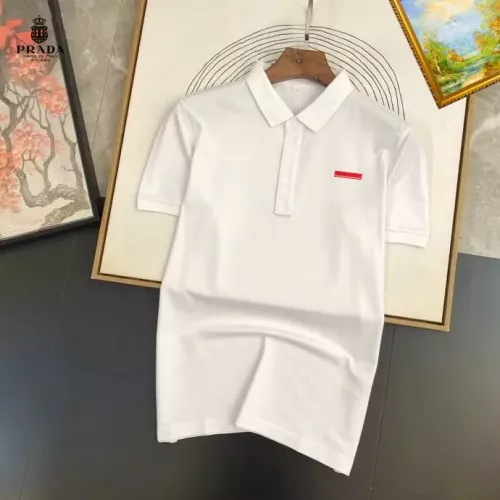 Prada T-Shirts Short Sleeved For Men #1327811 $29.00 USD, Wholesale Replica Prada T-Shirts