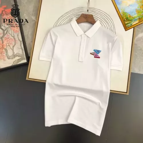 Prada T-Shirts Short Sleeved For Men #1327815 $29.00 USD, Wholesale Replica Prada T-Shirts