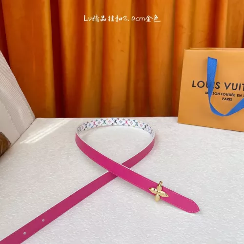 Louis Vuitton AAA Quality Belts In 2.0cm For Women #1327935 $56.00 USD, Wholesale Replica Louis Vuitton AAA Quality Belts