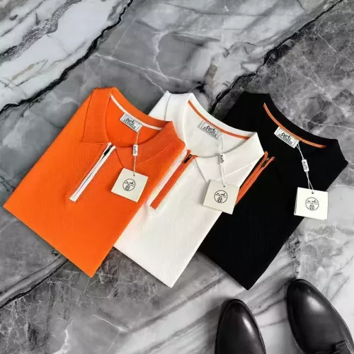Replica Hermes T-Shirts Short Sleeved For Men #1328117 $42.00 USD for Wholesale