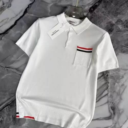 Thom Browne TB T-Shirts Short Sleeved For Men #1328121 $42.00 USD, Wholesale Replica Thom Browne TB T-Shirts
