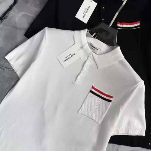 Replica Thom Browne TB T-Shirts Short Sleeved For Men #1328121 $42.00 USD for Wholesale