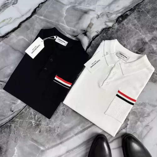 Replica Thom Browne TB T-Shirts Short Sleeved For Men #1328122 $42.00 USD for Wholesale