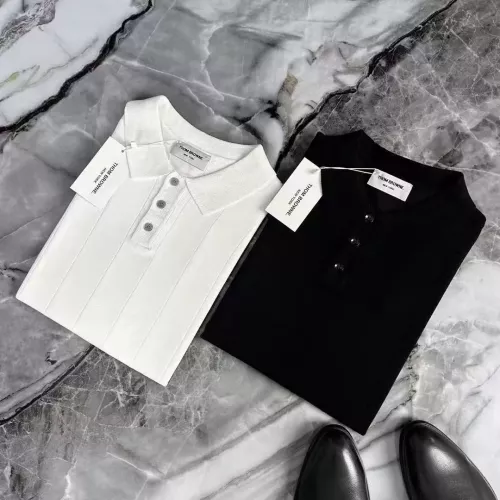 Replica Thom Browne TB T-Shirts Short Sleeved For Men #1328124 $42.00 USD for Wholesale