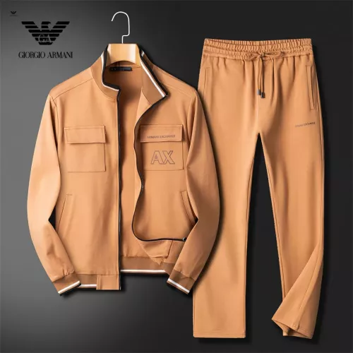 Armani Tracksuits Long Sleeved For Men #1328162 $85.00 USD, Wholesale Replica Armani Tracksuits