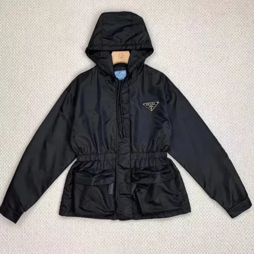Prada Jackets Long Sleeved For Women #1328243 $102.00 USD, Wholesale Replica Prada Jackets