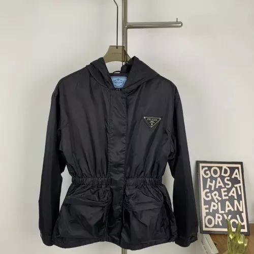 Replica Prada Jackets Long Sleeved For Women #1328243 $102.00 USD for Wholesale