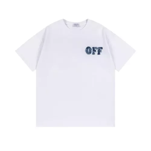 Off-White T-Shirts Short Sleeved For Unisex #1328301 $34.00 USD, Wholesale Replica Off-White T-Shirts