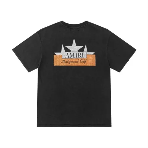 Amiri T-Shirts Short Sleeved For Unisex #1328364 $42.00 USD, Wholesale Replica Amiri T-Shirts