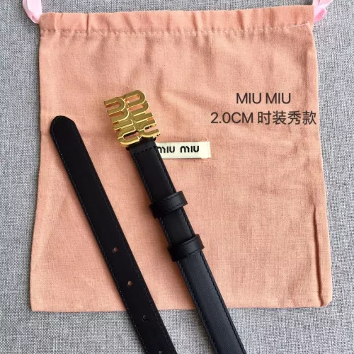 Replica MIU MIU AAA Quality Belts In 2.0cm For Women #1328553 $52.00 USD for Wholesale