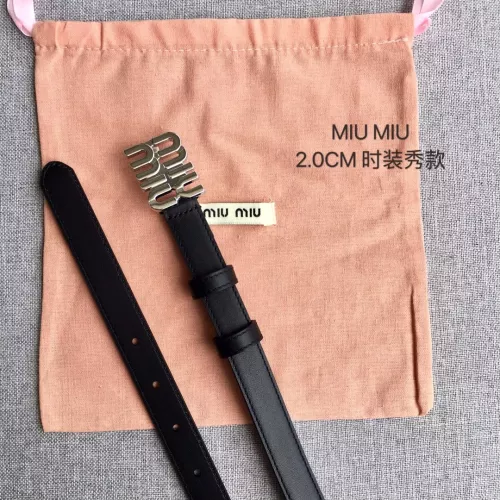 Replica MIU MIU AAA Quality Belts In 2.0cm For Women #1328554 $52.00 USD for Wholesale