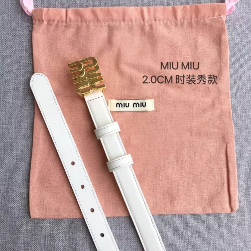 Replica MIU MIU AAA Quality Belts In 2.0cm For Women #1328556 $52.00 USD for Wholesale
