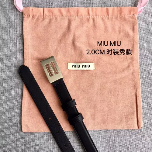 Replica MIU MIU AAA Quality Belts In 2.0cm For Women #1328564 $52.00 USD for Wholesale