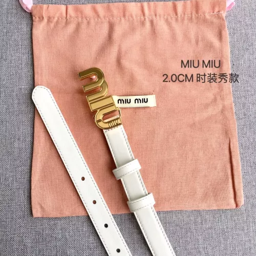 Replica MIU MIU AAA Quality Belts In 2.0cm For Women #1328576 $52.00 USD for Wholesale