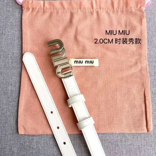 Replica MIU MIU AAA Quality Belts In 2.0cm For Women #1328577 $52.00 USD for Wholesale