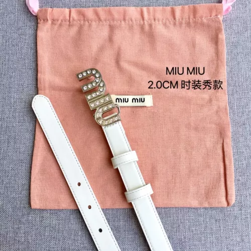 Replica MIU MIU AAA Quality Belts In 2.0cm For Women #1328586 $52.00 USD for Wholesale