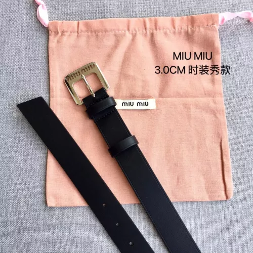 Replica MIU MIU AAA Quality Belts In 3.0cm For Women #1328593 $52.00 USD for Wholesale
