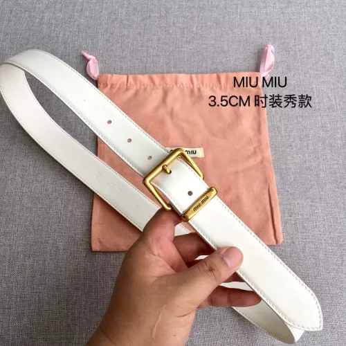 MIU MIU AAA Quality Belts In 3.5cm For Women #1328607 $52.00 USD, Wholesale Replica MIU MIU AAA Quality Belts
