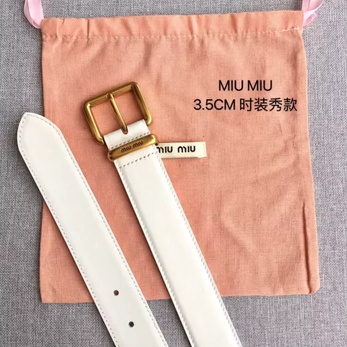 Replica MIU MIU AAA Quality Belts In 3.5cm For Women #1328607 $52.00 USD for Wholesale