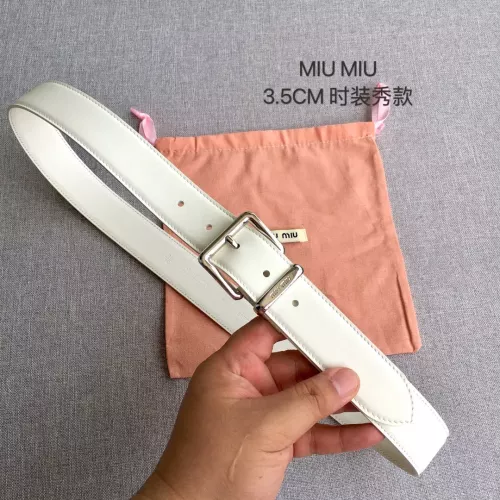 MIU MIU AAA Quality Belts In 3.5cm For Women #1328609 $52.00 USD, Wholesale Replica MIU MIU AAA Quality Belts