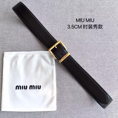 MIU MIU AAA Quality Belts In 3.5cm For Women #1328610 $52.00 USD, Wholesale Replica MIU MIU AAA Quality Belts